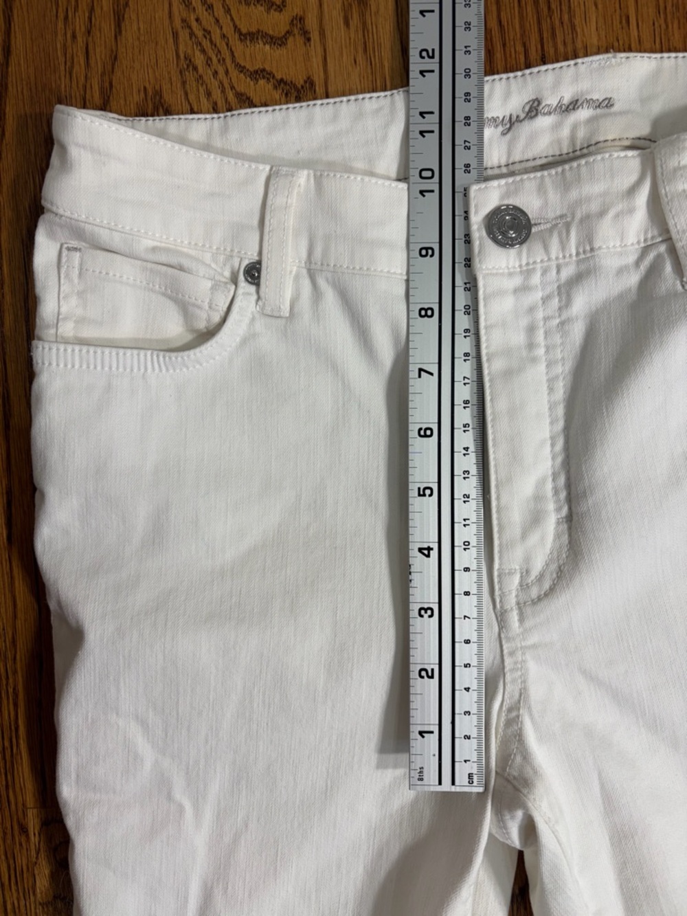 Tommy Babama Ella High-Rise Skinny Ankle Jeans White size 6/28 - Picture 11 of 15